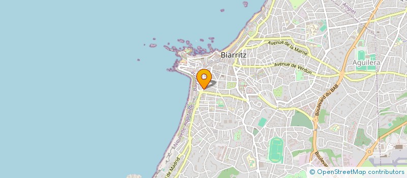 localisation de l'entreprise SARL COUP'EVE  BIARRITZ