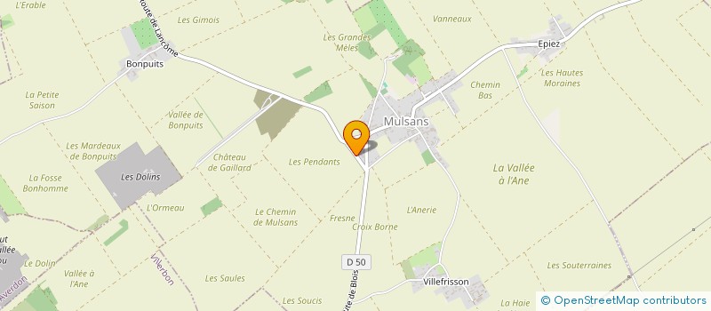 localisation de l'entreprise SARL COUPAX  MULSANS