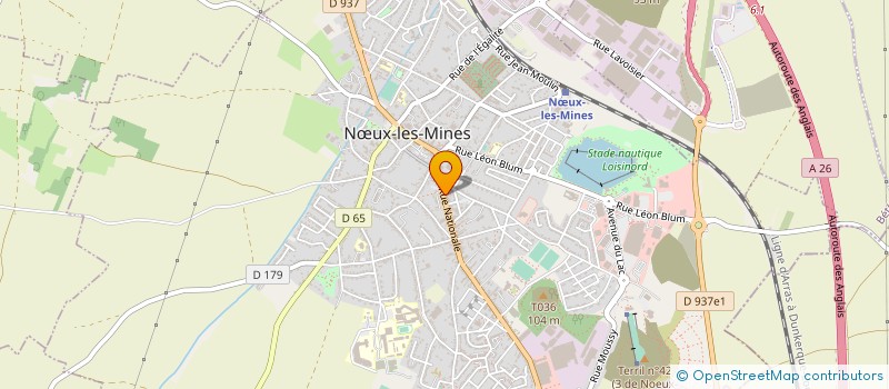 localisation de l'entreprise SARL COUPET DELBARRE à NŒUX-LES-MINES
