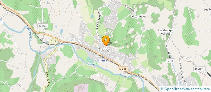 localisation de l'entreprise SARL COURANTS D ART  CHAZAY-D'AZERGUES