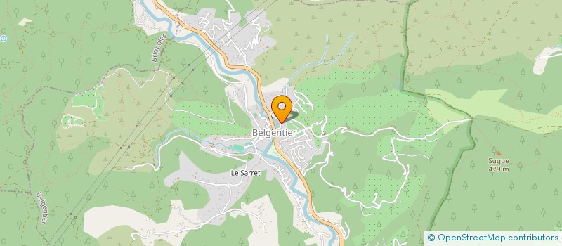 localisation de l'entreprise SARL COURBES ET VOLUMES  BELGENTIER