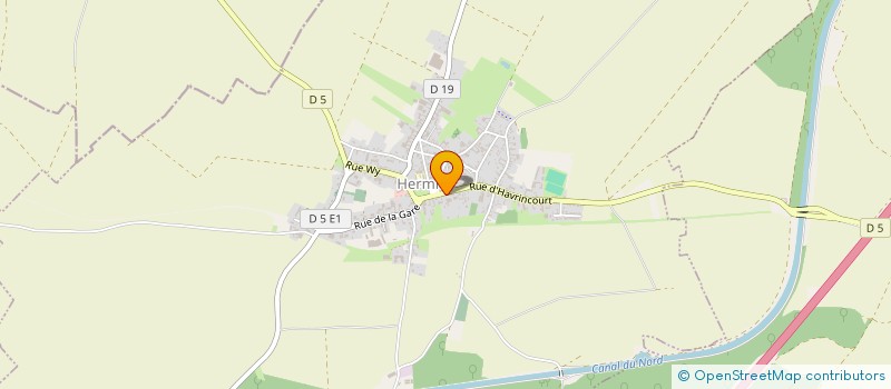localisation de l'entreprise SARL COURBET PERE ET FILS à HERMIES