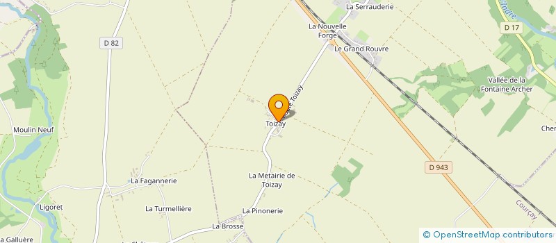 localisation de l'entreprise SARL COURCAY EXPRESS  COURCAY