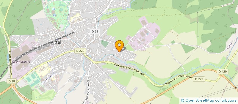 localisation de l'entreprise SARL COURSES EXPRESS  VITTEL