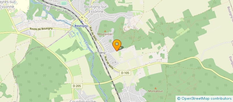 localisation de l'entreprise SARL COURSIER 47 à BOUTIGNY-SUR-ESSONNE