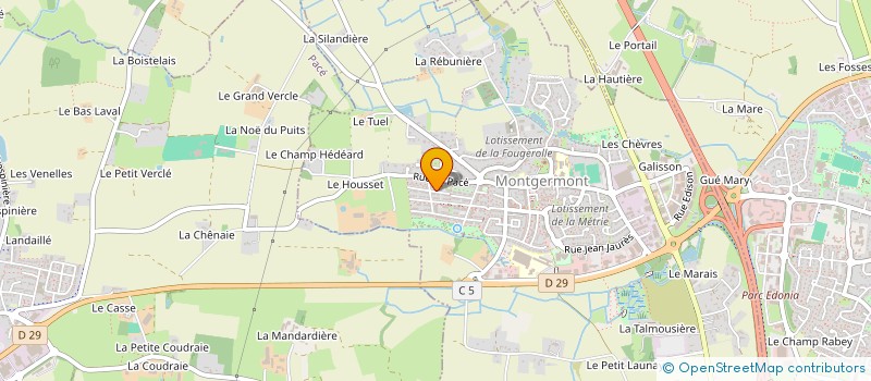 localisation de l'entreprise SARL COURTANA  PACE