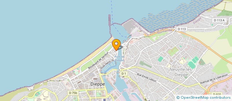 localisation de l'entreprise SARL COURTATRAVAUX  DIEPPE