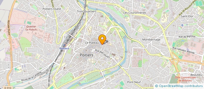 localisation de l'entreprise SARL COURTEAU à POITIERS