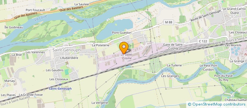 localisation de l'entreprise SARL COURTEILLE  LA RICHE