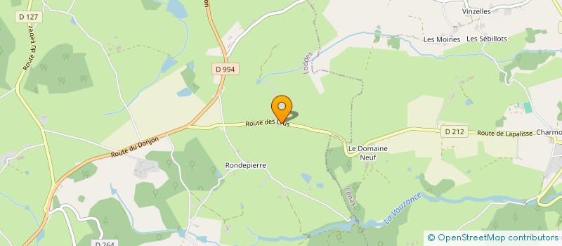 localisation de l'entreprise SARL COURTINE  LODDES