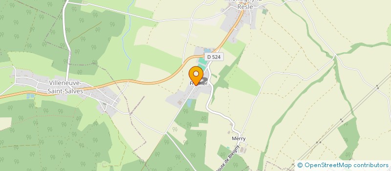 localisation de l'entreprise SARL COURTY à MONTIGNY-LA-RESLE
