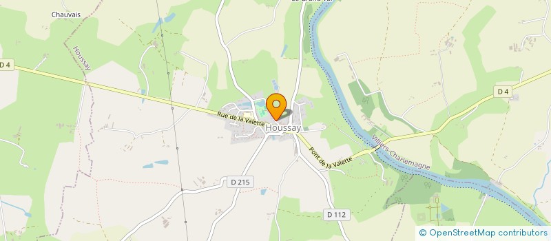 localisation de l'entreprise SARL COUSIN CHARPENTE  HOUSSAY