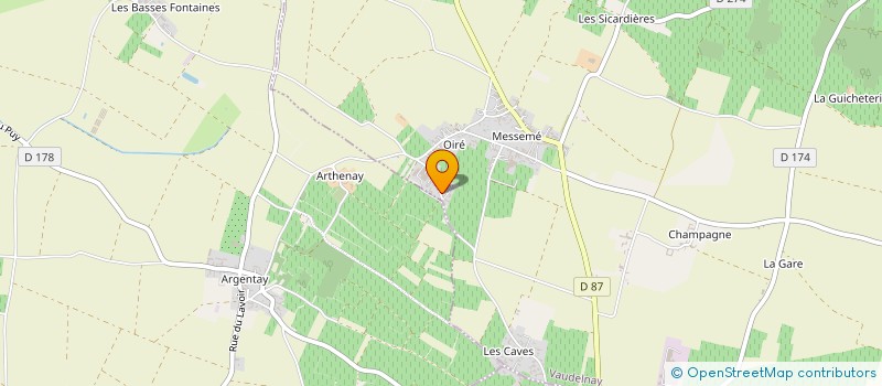 localisation de l'entreprise SARL COUSIN MAITREAU à VAUDELNAY