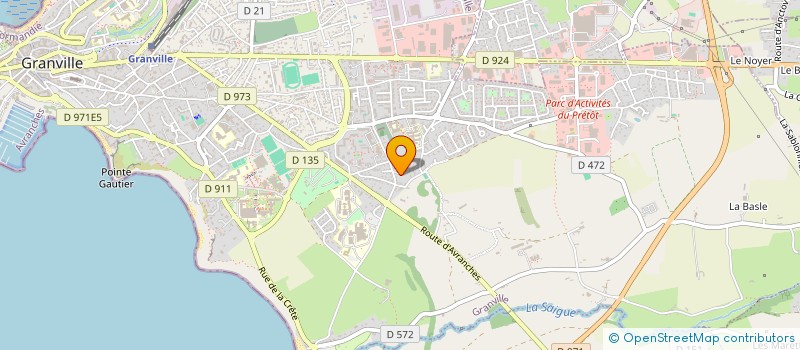 localisation de l'entreprise SARL COUSIN PF  GRANVILLE