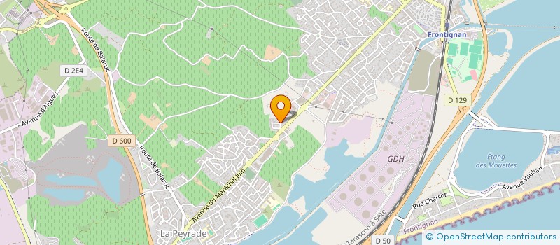 localisation de l'entreprise SARL COUSTIER  FRONTIGNAN