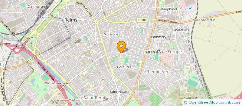 localisation de l'entreprise SARL COUTANT ET FILS à REIMS