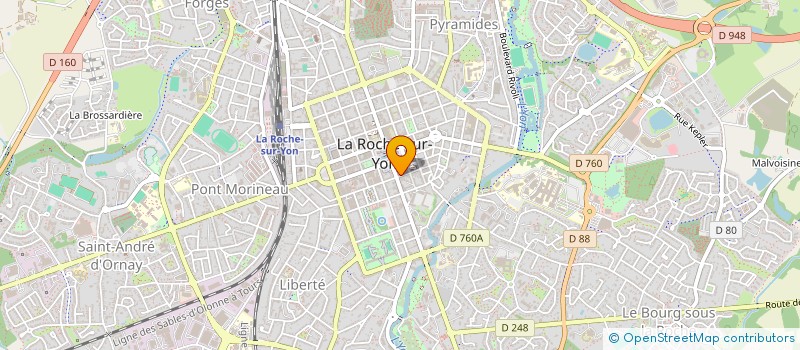 localisation de l'entreprise SARL COUTELLERIE ANTOINE CHARPENTIER  LA ROCHE-SUR-YON