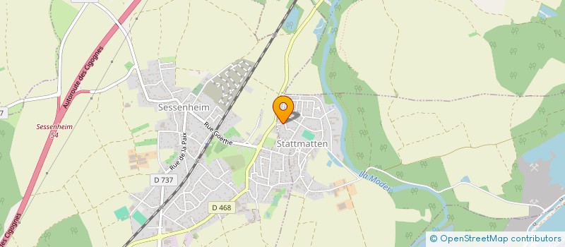 localisation de l'entreprise SARL COUVERLAND  STATTMATTEN