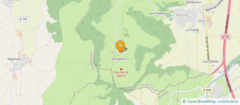 localisation de l'entreprise SARL COUVERT FRERES  MORIAT