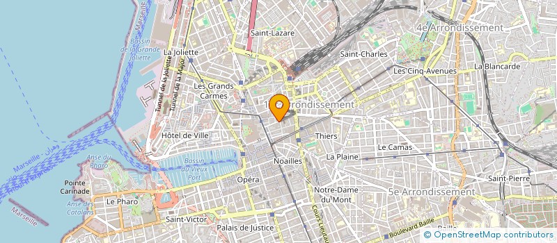 localisation de l'entreprise SARL COVAL à MARSEILLE