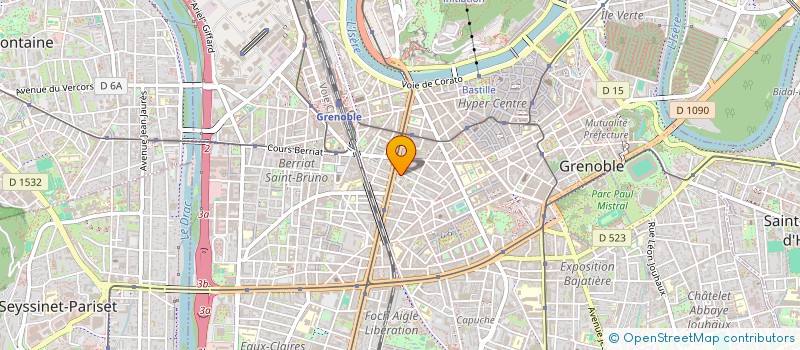 localisation de l'entreprise SARL COYOTE à GRENOBLE