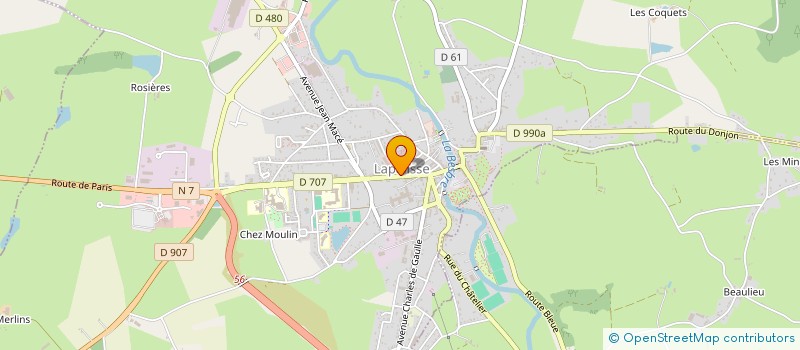 localisation de l'entreprise SARL COZZO  LAPALISSE