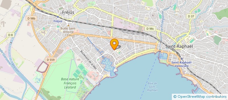 localisation de l'entreprise SARL CP CONSTRUCTION  FREJUS