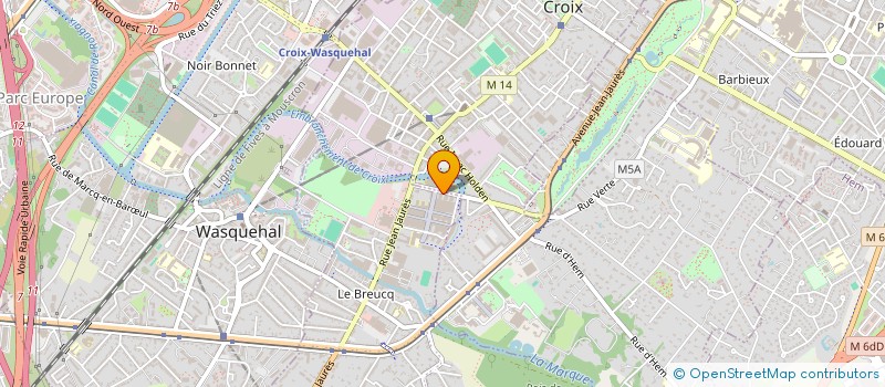 localisation de l'entreprise SARL CPB  VILLENEUVE D'ASCQ