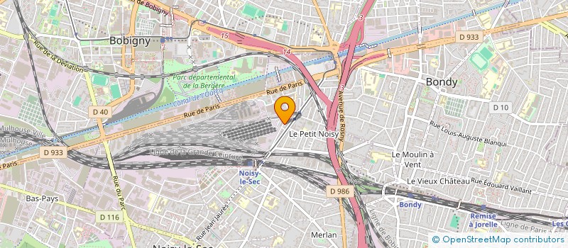 localisation de l'entreprise SARL CPE à NOISY-LE-SEC
