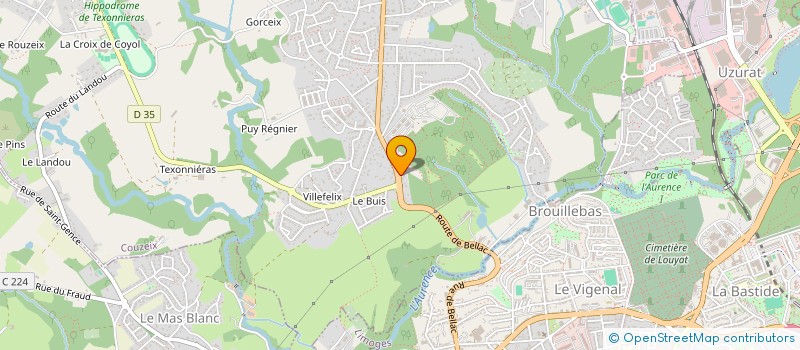 localisation de l'entreprise SARL CPLL à COUZEIX