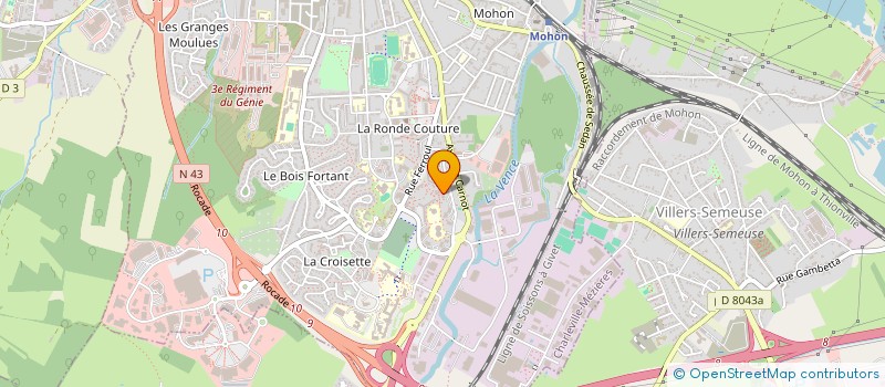 localisation de l'entreprise SARL CPME à CHARLEVILLE-MEZIERES