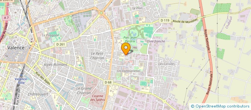 localisation de l'entreprise SARL CPP  MONTELEGER