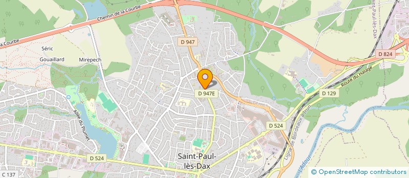 localisation de l'entreprise SARL CPS  SAINT-PAUL-LES-DAX