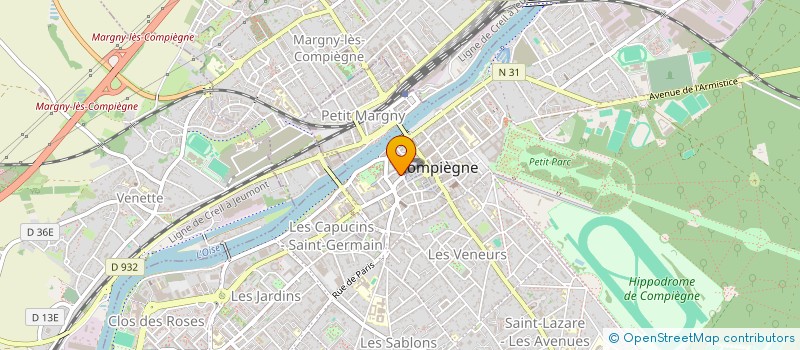 localisation de l'entreprise SARL CQFC  COMPIEGNE