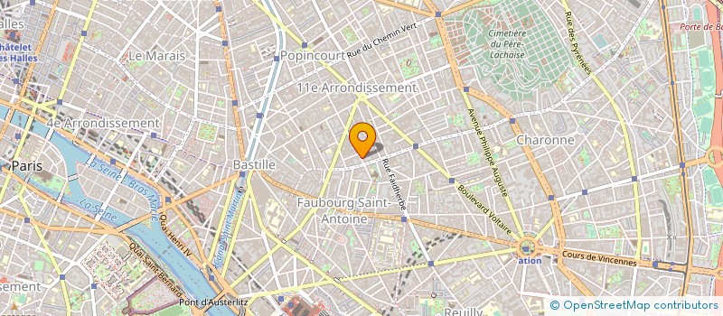 localisation de l'entreprise SARL CQFD SERVICES  PARIS