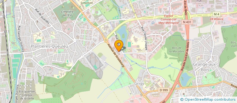 localisation de l'entreprise SARL CR2I  METZ