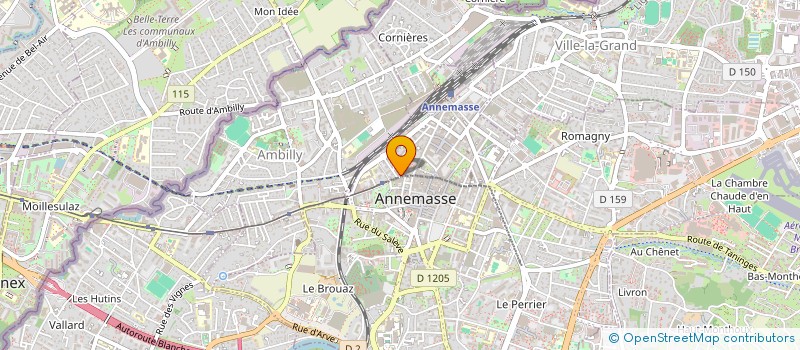 localisation de l'entreprise SARL CRA PROJECT 74 à ANNEMASSE