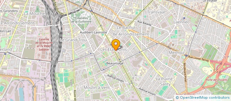 localisation de l'entreprise SARL CRB à LYON