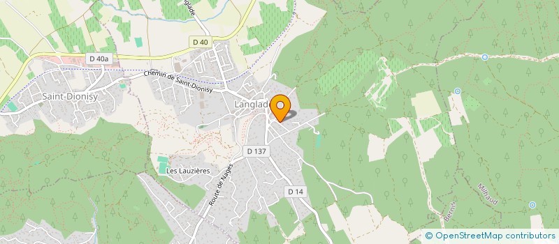 localisation de l'entreprise SARL CRB  LANGLADE