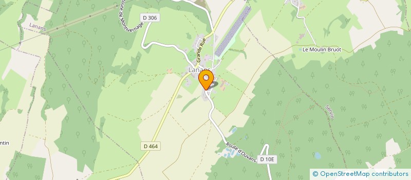 localisation de l'entreprise SARL CRB TOUS TRAVAUX  LANANS