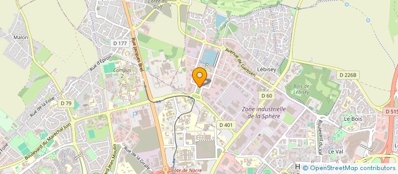 localisation de l'entreprise SARL CRBN-CABINET RECOUVREMENT B-NORMAND à HEROUVILLE-SAINT-CLAIR