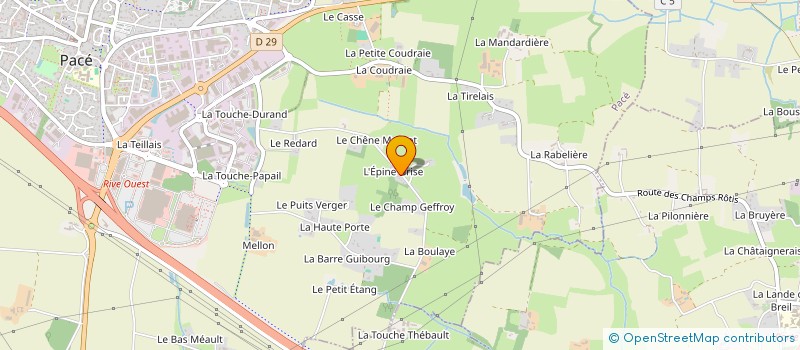 localisation de l'entreprise SARL CRC CONSTRUCTION BOIS à PACE