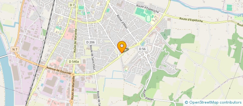 localisation de l'entreprise SARL CREA BATI à MONTELIMAR