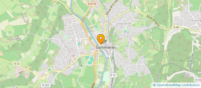 localisation de l'entreprise SARL CREA'DECO à SOMMIERES