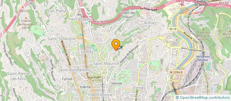 localisation de l'entreprise SARL CREA DECOR à NICE