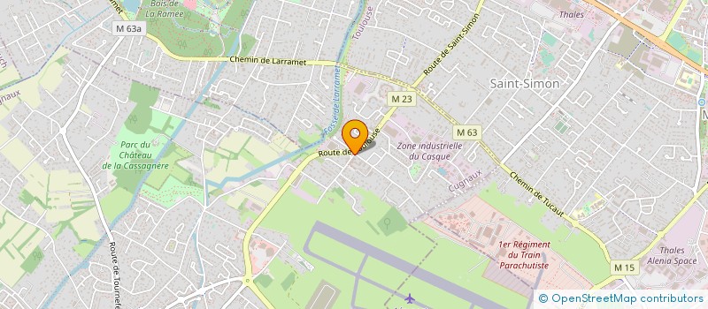 localisation de l'entreprise SARL CREA PIERRE DECORS à CUGNAUX
