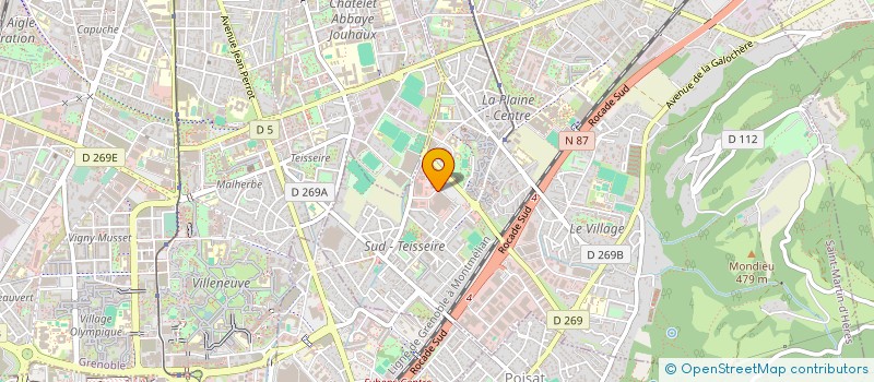 localisation de l'entreprise SARL CREA PLUS  SAINT-MARTIN-D'HERES