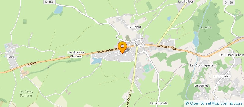 localisation de l'entreprise SARL CREA-SYNERGIE  DOYET