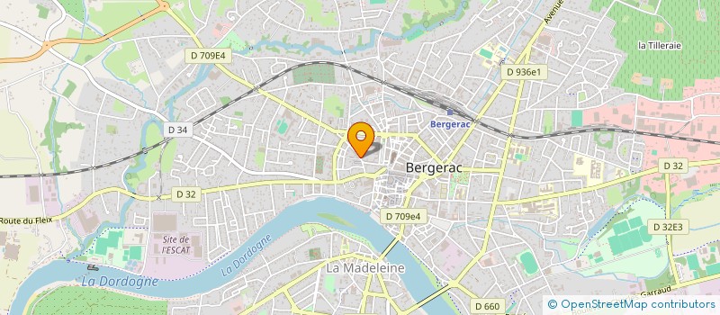 localisation de l'entreprise SARL CREA'TIF à BERGERAC