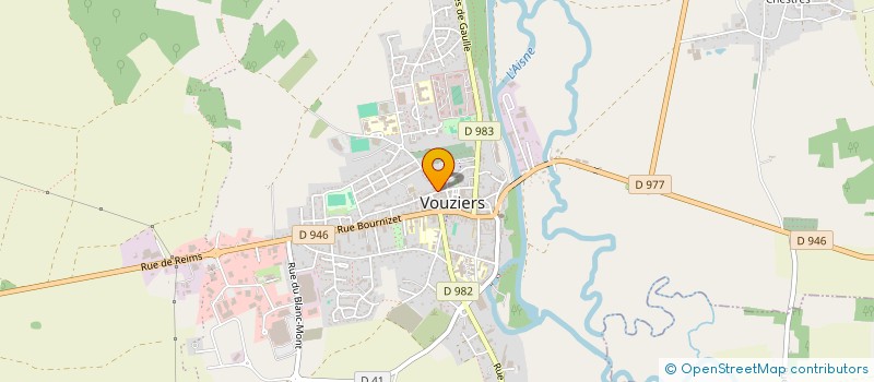 localisation de l'entreprise SARL CREACTION  VOUZIERS